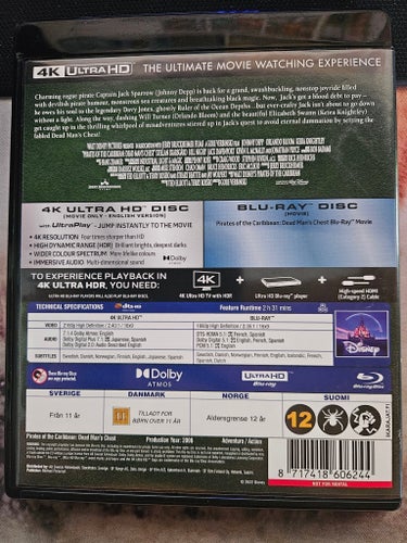 Pirates of the Caribbean: Dead Man's Chest 4K Ultra HD + Blu-ray