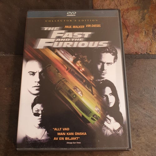 The Fast And The Furious (2001) - New Star DVD - Vin Diesel, Paul Walker - VG