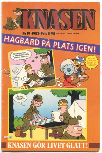 Knasen 1983 nr 19 Hagbard, Arken, Rödöga, Sam & Silo