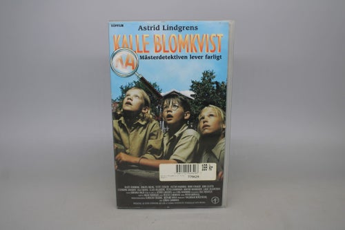 Astrid Lindgrens - Kalle Blomkvist , mästerdetektiven lever farligt - VHS