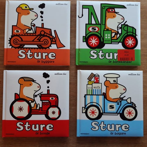 Sture - 4 böcker i mycket fint skick