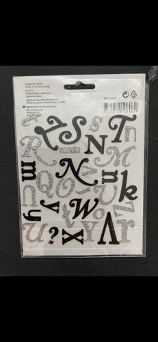 Stickers Bokstäver & Siffror Klistermärken