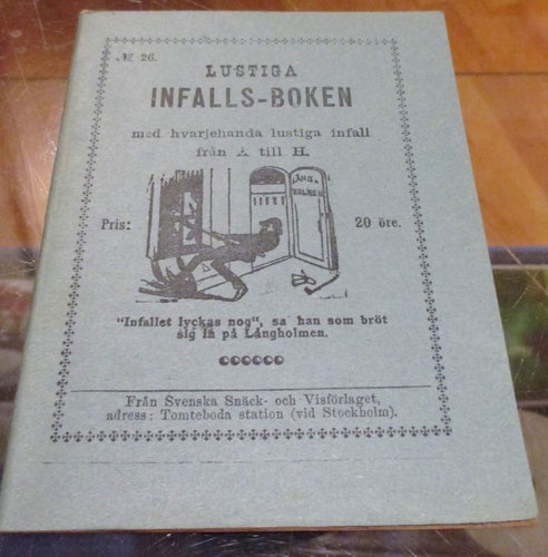 Antik bok, Lustiga infalls- boken 1912