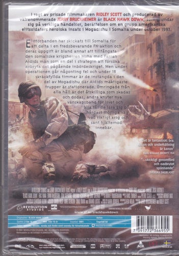 DVD / Black Hawk Down / Josh Hartnett, Ewan McGregor / Ny & Inplastad