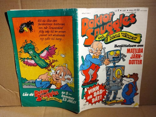 Doktor Snuggles och hans vänner 1981 nr 4. Very Good plus