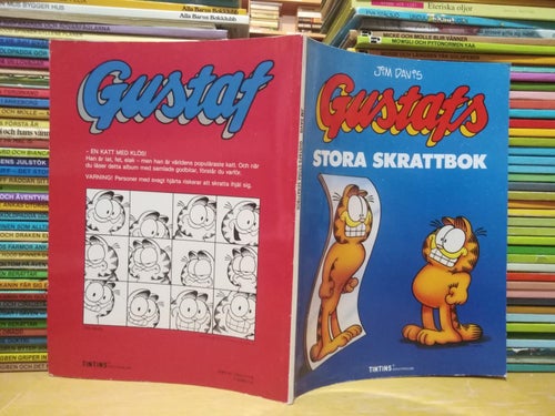 Gustafs stora skrattbok 1990. Very Fine plus