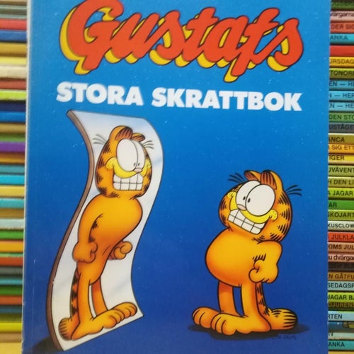 Gustafs stora skrattbok 1990. Very Fine plus