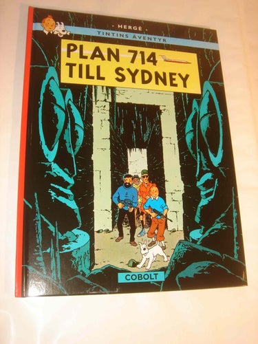 Tintins äventyr 22 - Plan 714 till Sydney INB. NY Cobolt