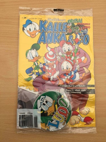 KALLE ANKA Nr 26 2002 - Inplastad - Ludo