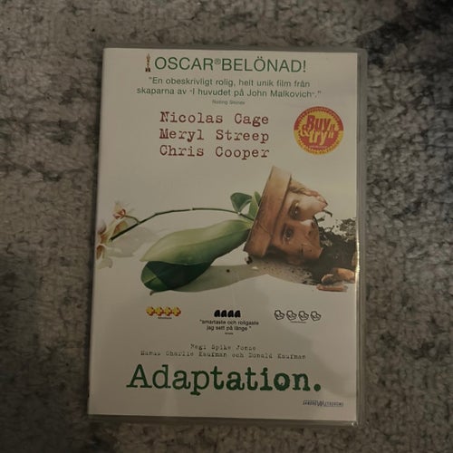 Adaptation (DVD) med Nicolas Cage, Meryl Streep, Chris Cooper