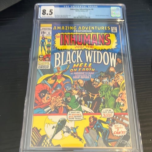 Amazing Adventures #6 med The Inhumans och The Black Widow