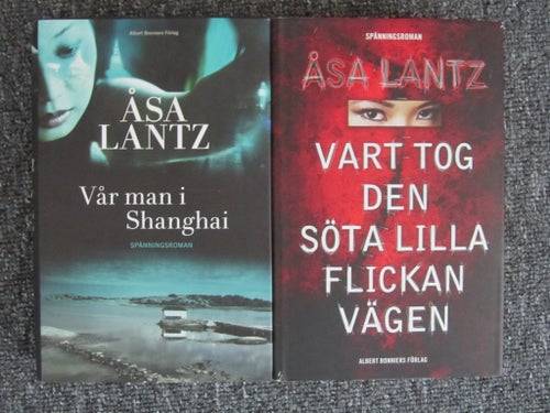 Åsa Lantz - 2 böcker .