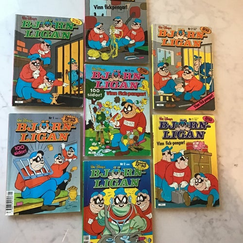 Björnligan tidningar 1987-1991