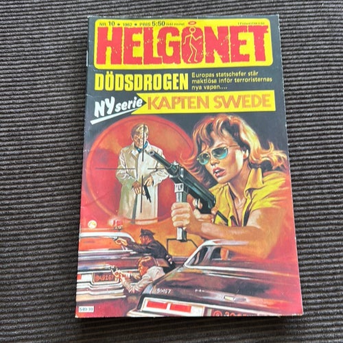 Helgonet: Dödsdrogen, Kapten Swede, Nr 10, 1982