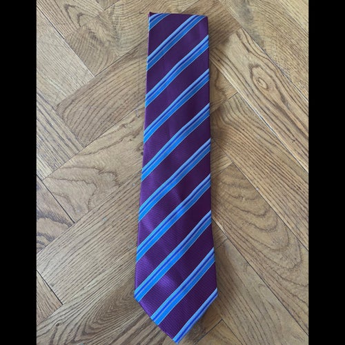 Slips Klassisk Randig Turkos Lila Blå Ljusblå Röd Fest Bröllop Business Preppy