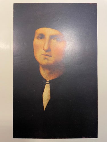 Pietro Perugino, Portrait of a Young man, vattentryck från 1956, i fint skick!