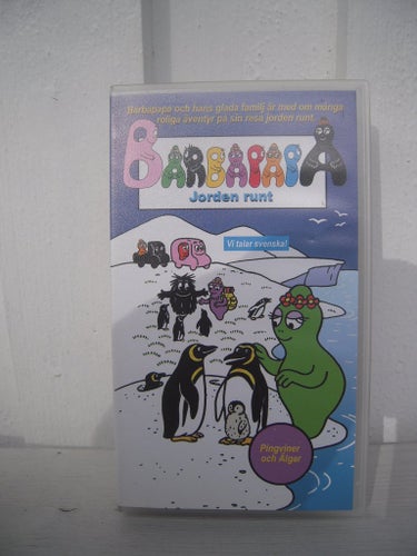 VHS Barbapapa Jorden runt Talar svenska