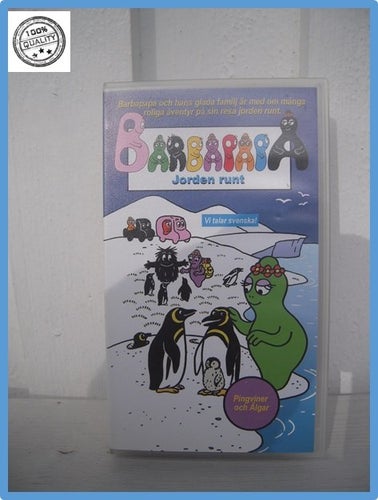 VHS Barbapapa Jorden runt Talar svenska