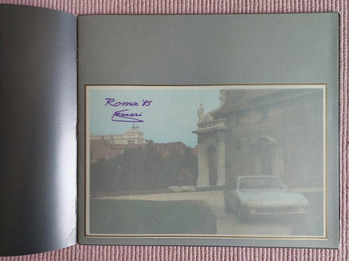 Ferrari 412 1986 in english/italian/deutsch/français