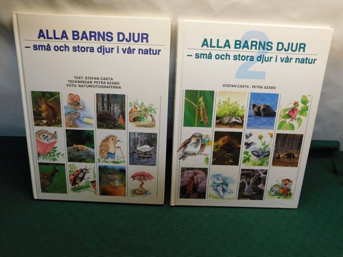 Alla Barns Djur 2 Böcker Inbundna Böcker