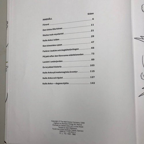 MITT LIV SOM ANKA 1988, Walt DisneyÂ´s, Richter förlag