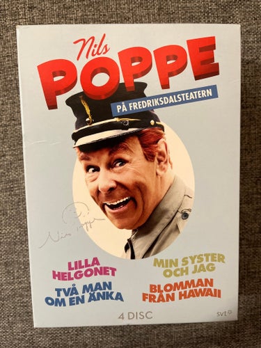 DVD-box - Nils Poppe På Fredriksdalsteatern - 4 discar