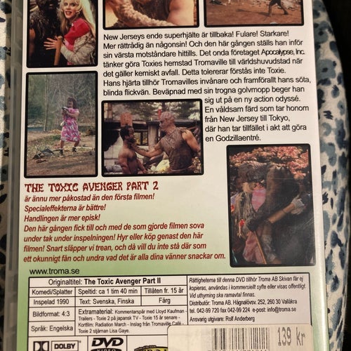 The Toxic Avenger Part II DVD