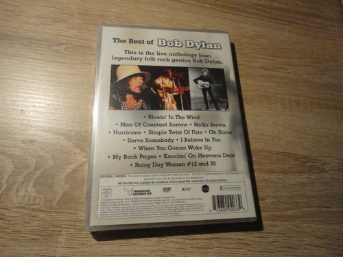 BOB DYLAN --THE BEST OF ( DVD SOM ÄR INPLASTAD!)