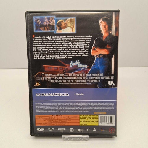 Road House - Patrick Swayze - Region 2, DVD-Film, Svensk text, Fint skick