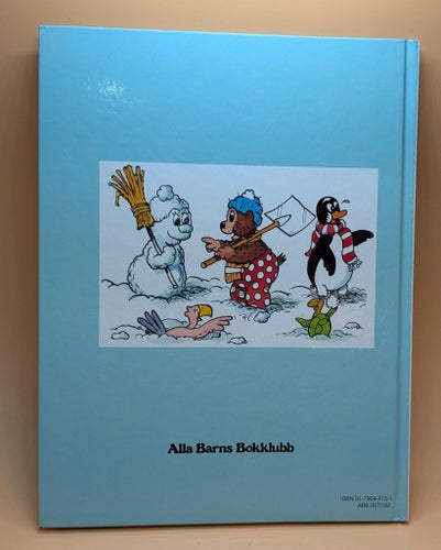 BOK: Rasmus Nalle och det gåtfulla spåret. Av Carla & Vilhelm Hansen.