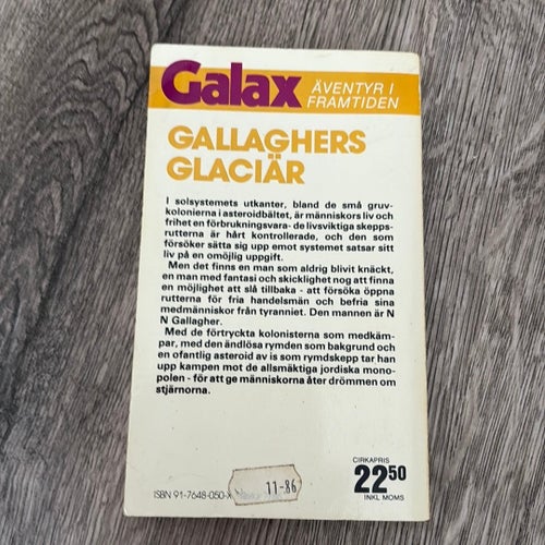 Gallaghers Glaciär av Walt & Leigh Richmond, Galax Äventyr i Framtiden 8