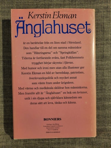 Änglahuset - Kerstin Ekman - 1979