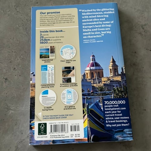 Malta & Gozo, Lonely Planet