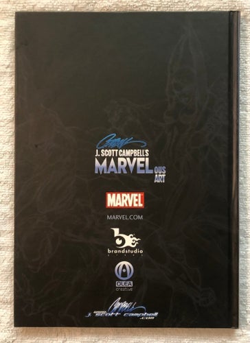 J. Scott Campbell’s MARVELous Art HC SIGNED MARVEL Brandstudio