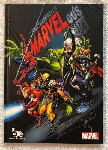 J. Scott Campbell’s MARVELous Art HC SIGNED MARVEL Brandstudio