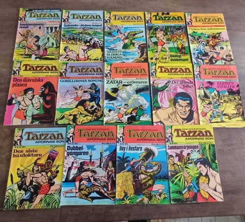 Tarzan 1972-1980 jättesamling 60 st