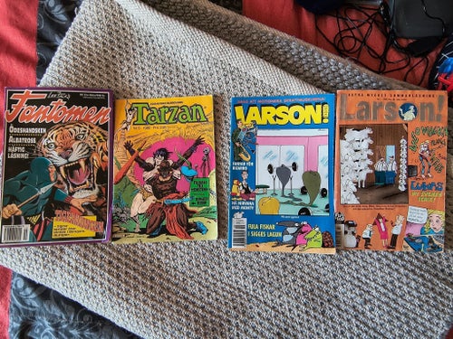Fyra klassiska serien - Fantomen, Tarzan och Larson!