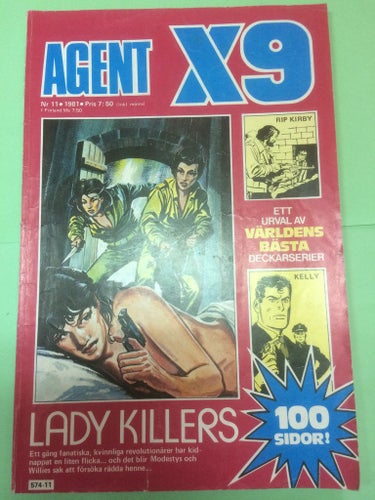 Agent X9 nr 11 från 1981