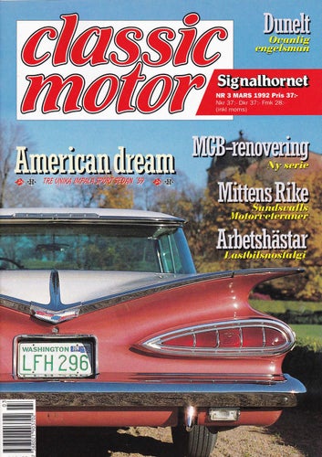 Classic 1992-3 Chevrolet Impala 1959..MG MGB.Lastbil