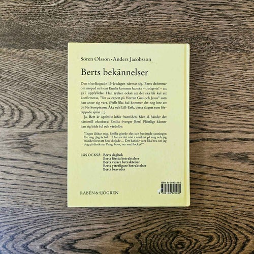 Berts bekännelser - Anders Jacobsson & Sören Olsson