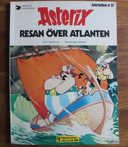 Asterix Resan över Atlanten 1977 NR 22 1:a uppl
