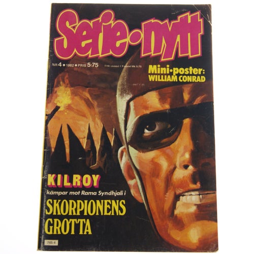 Serie Nytt - 1982 - NR 4 - Miniposter William Conrad