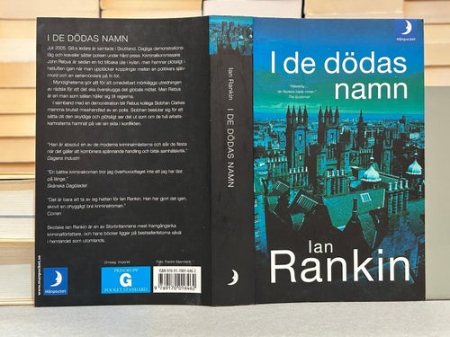 I de dödas namn av Ian Rankin, bok, Very good plus