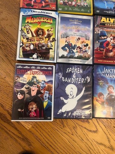 12st dvd filmer Alvin, Madagaskar, sing m.fl