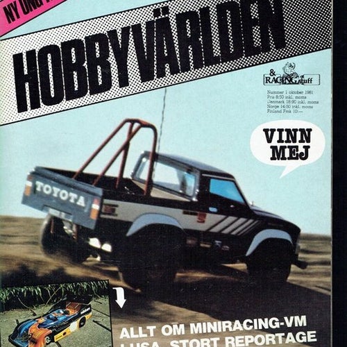 Hobbyvärlden nr 1 oktober 81 - 50 nr sidor (Svårfunnen)