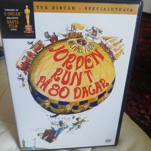 Jorden runt på 80 dagar dvd raritet
