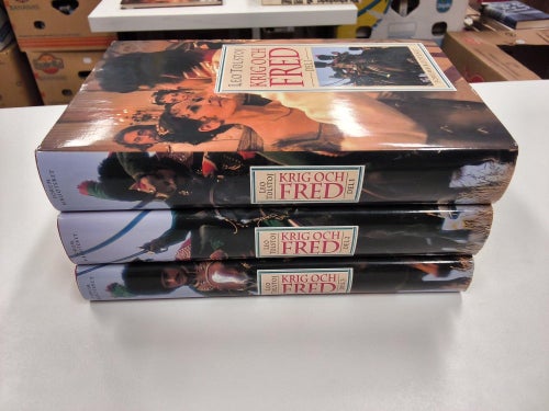 Krig och Fred del 1-3 av Leo Tolstoj,
