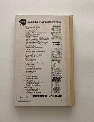 Tom Sawyer som detektiv, tryckt 1974 i Falun