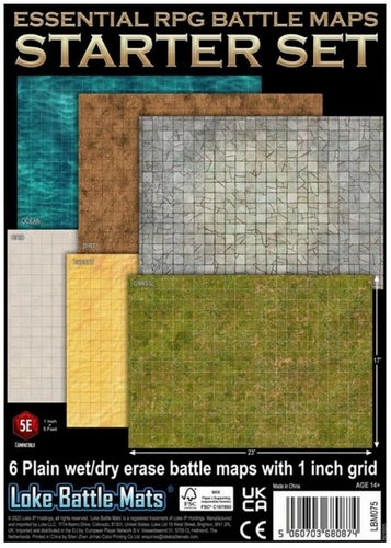 Essential RPG Battle Maps Set - Loke Battle Mats