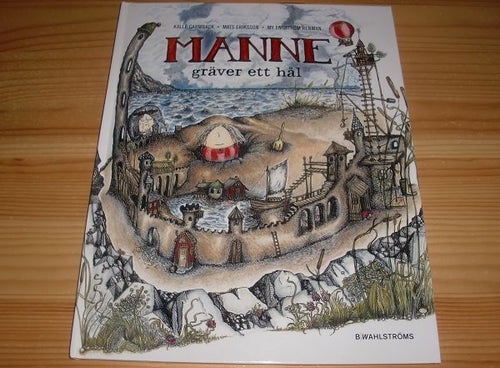 Manne gräver ett hål
